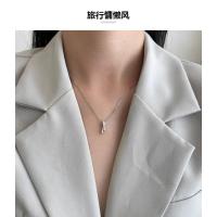 Collar de Plata 925 con Doble Cierre Diseño Geométrico Moderno Minimalista - details 4