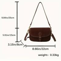 Bolso cruzado chic Diseño cuadrado vintage Ideal para el trabajo diario y salidas - details 2