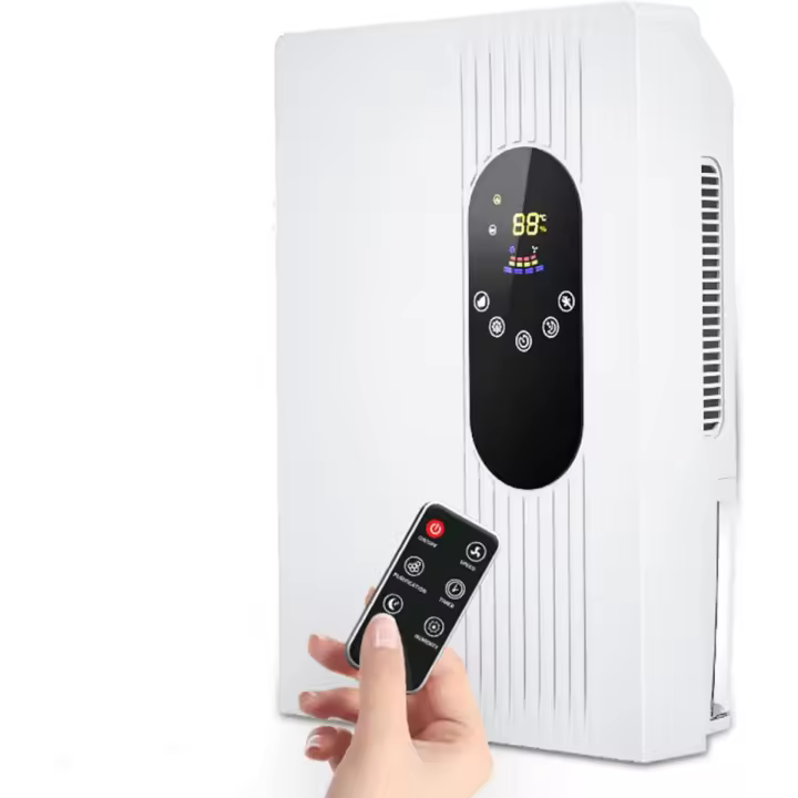 Deshumidifador PARA EL Hogar, Deshumididiadores de 2200ML PARA EL Baño del Dormitorio, ultra Silencioso, Apagado Automático - 1