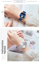 Reloj de Pulsera de Cuarzo Elegante para Mujer Diablo de Luz Solar con Acentos de Diamante de Imitación Pulsera de Acero Inoxidable Impermeable Estilo Casual - details 7