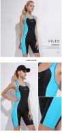 Traje de baño deportivo para mujer, conservador que cubre el vientre, traje de baño con espalda abierta para estudiantes de aguas termales - details 4