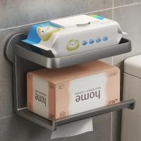 Dispensador de papel higiénico montado en la pared para baño y cocina - details 1