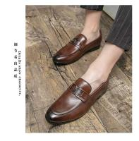 Sapatos Pakaian Zapatos de cuero negro Nueva moda Diseño italiano de alta calidad Vestido + zapatos clásicos para hombres - details 3