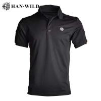 Hanye camisa de soldado de manga corta de secado rápido para hombre - details 0