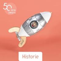 Janod historia cohete de juguete de madera