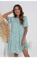 Vestido corto informal de verano para mujer, minivestido estampado Vintage - details 9