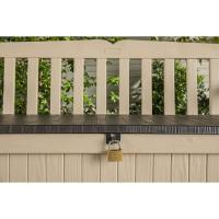 Capacidad 265L, Resina, Color Beige, 140 x 60 x 84 cm - details 2