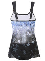 Conjunto de Bikini de cintura alta para mujer, de 2 piezas traje de baño, estampado Sexy, ropa de playa - details 6