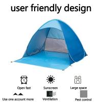 Tienda De Playa Instantánea Automática, Ligera Y Portátil, Con Bolsa De Transporte, Protección Solar Para Exteriores, 1 unidad - details 0