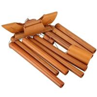 Campanas de viento de bambú para balcón, jardín al aire libre, bricolaje, decoración del hogar, tubos, campana, adornos colgantes para pared, artesanías decorativas - details 11