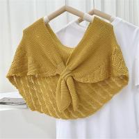Cuello falso de punto a prueba de viento, bufanda cálida informal suave, chal para camiseta, traje con capucha, Otoño e Invierno - details 1