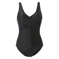 Traje de baño de una sola pieza de un solo artículo de tono liso degradado para mujer sexy, ropa de playa - details 9