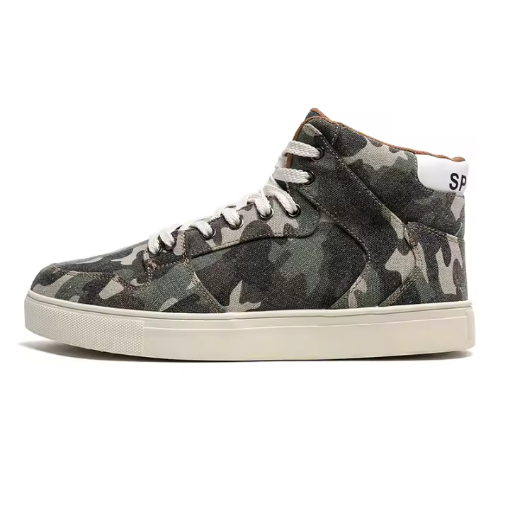 Zapatillas de deporte de camuflaje de alta calidad para hombre, zapatos de Skateboarding de lona para exteriores, zapatos deportivos de estilo clásico, nueva llegada - 1