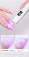 Soporte de luz LED UV profesional para uñas con pantalla Mini secador de uñas portátil recargable Soporte de luces UV para nail art extraíble - details 5