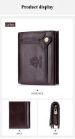 Cartera de Cuero Genuino SCHLATUM para Hombres Piel de Vaca de Capa Superior Vintage - details 9
