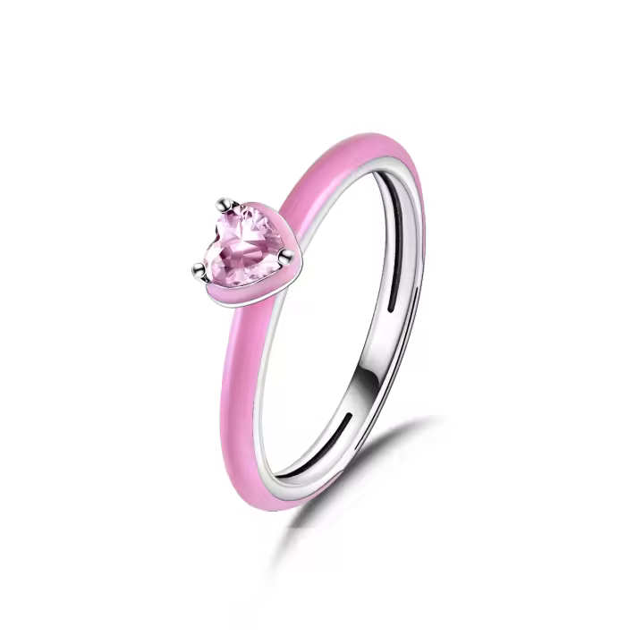 Anillo de Plata de Ley 925, anillo de hojas brillantes para mujer, circonita cúbica CZ, estrella, Luna, flor, joyería de boda, anillos, regalos - 1