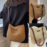 Bolso de hombro tejido cruzado de moda para mujer - details 0