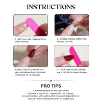 Uñas artificiales de cobertura completa para mujer y niña, uñas postizas cuadradas de estilo Halloween, manicura DIY - details 6