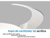 Equipado con motor e iluminación LED de 72W, con memoria e intensidad de iluminación regulable (luz nocturna), silencioso y eficiente -incluso múltiples distancias- entradas a dormitorios y habitaciones. - details 9