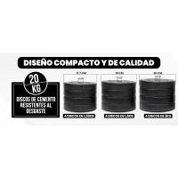 Juego de Mancuernas Ajustables 4 en 1 con Barra Recta de Conexión, Discos