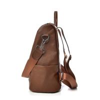 Mochila Retro de cuero suave para mujer, mochila multifuncional de gran capacidad, bolso de viaje de ocio, tendencia popular - details 3