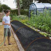 Paño de Sombra para Jardín, Cubierta de Malla roja Con Ojales Al Aire Libre, 70% - details 6