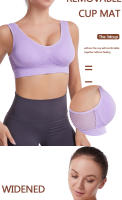 Sujetador deportivo para mujer, talla extra grande hasta 6XL, algodón transpirable, a prueba de golpes, para gimnasio, correr, yoga. - details 17