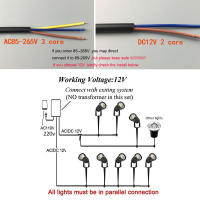 4pcs Luces de Jardín LED Iluminación de Camino al Aire Libre Aluminio IP67 450 Lúmenes de Brillo - details 6