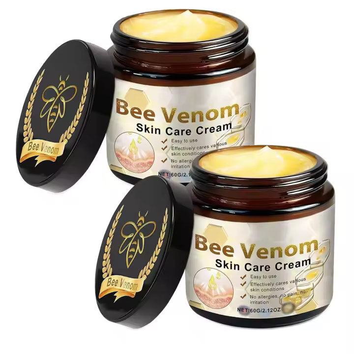 Tratamiento Crema de veneno de abeja, tratamiento de verrugas y lunares, eliminación y reparación natural para todo tipo de piel (2 unidades) - 1