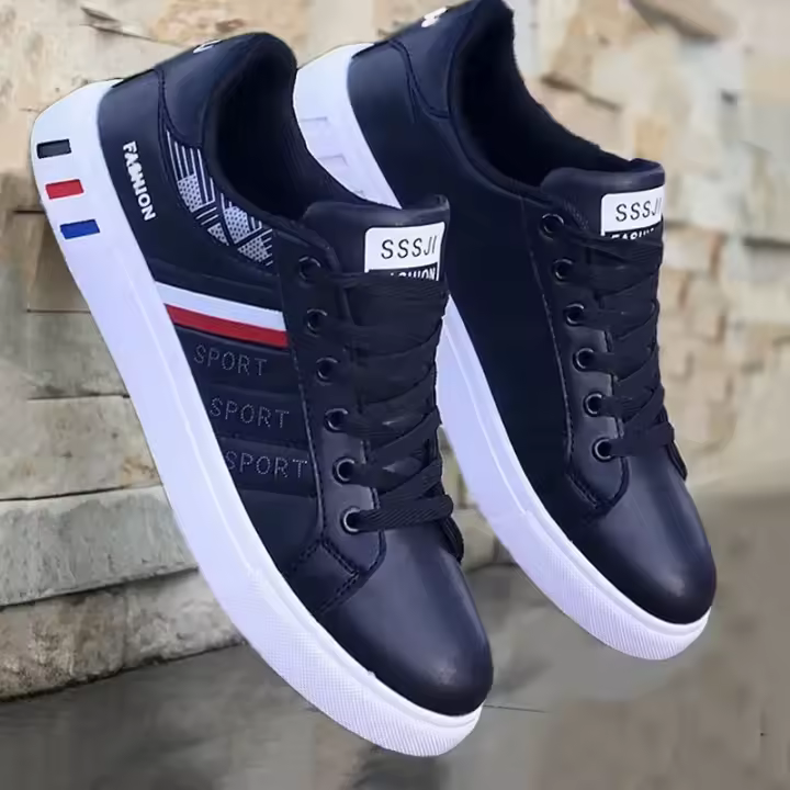 Zapatos planos Para Hombre, zapatillas de deporte de lujo Para Hombre, calzado Para deportes al aire libre Para Hombre, zapato vulcanizado de moda, Tenis Para Hombre, primavera y otoño 2024 - 1