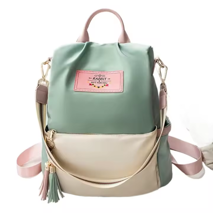 Nuevo bolso de hombro para mujer de alta calidad, bolsos de tela Oxford de gran capacidad, mochila para mujer, bolso de color, mochilas de hombro para mujer - 1