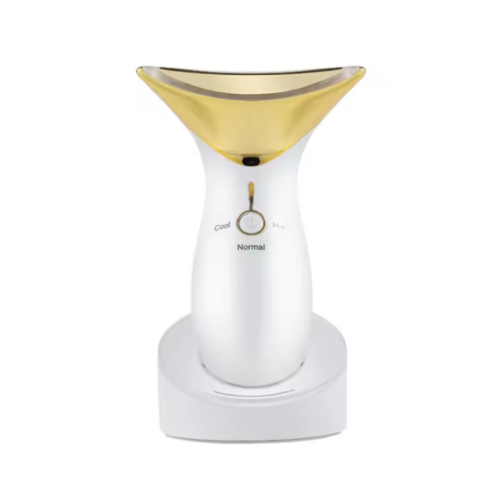 radiofrecuencia facial Instrumento de belleza facial y de cuello Introducción del suero portátil para el hogar Rejuvenecimiento de la piel masajeador Cepillo facial eléctrico - 1