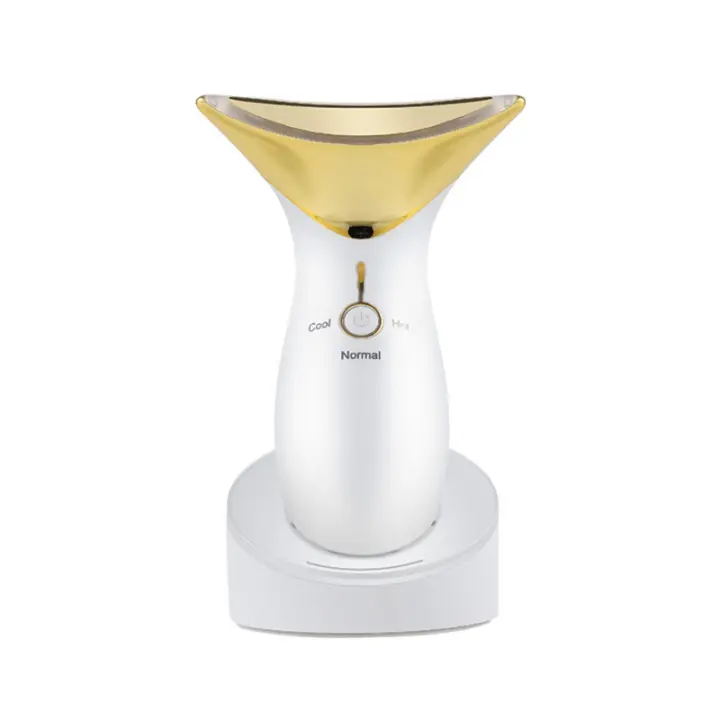 radiofrecuencia facial Instrumento de belleza facial y de cuello Introducción del suero portátil para el hogar Rejuvenecimiento de la piel masajeador Cepillo facial eléctrico - 1