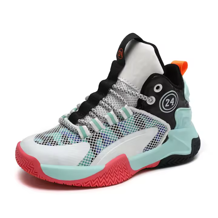 Zapatillas de baloncesto ligeras y transpirables para niños, antideslizantes, deportivas clásicas - 1