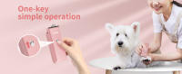 Cortapelos impermeable para el pelo del hogar para perros y gatos, eléctrico portátil, recargable por USB, herramientas de aseo para mascotas, afeitadora de poco ruido, recortadora inalámbrica para mascotas pequeñas y grandes - details 5