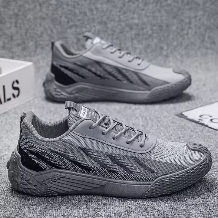 Zapatos Deportivos Transpirables de Primavera 2025 Zapatos Casuales Versátiles para Hombres con Tejido de Mosca - 1