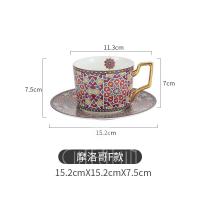 Conjunto de Taza de Café de Lujo Estilo Marroquí Cerámica Ideal para Cappuccino, Latte, Espresso - details 7
