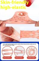 Nuevo diseño respirable manga 5pcs kit reutilizable de silicona día y noche uso de preservativos antepiel corrección anillo juguete sexual - details 15