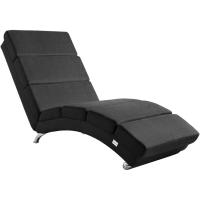 Chaise Longue Tumbona XXL London 186x89x55cm Sillón Ergonómico de Salón Oficina 180Kg Cuero Sintético Blanco - details 27