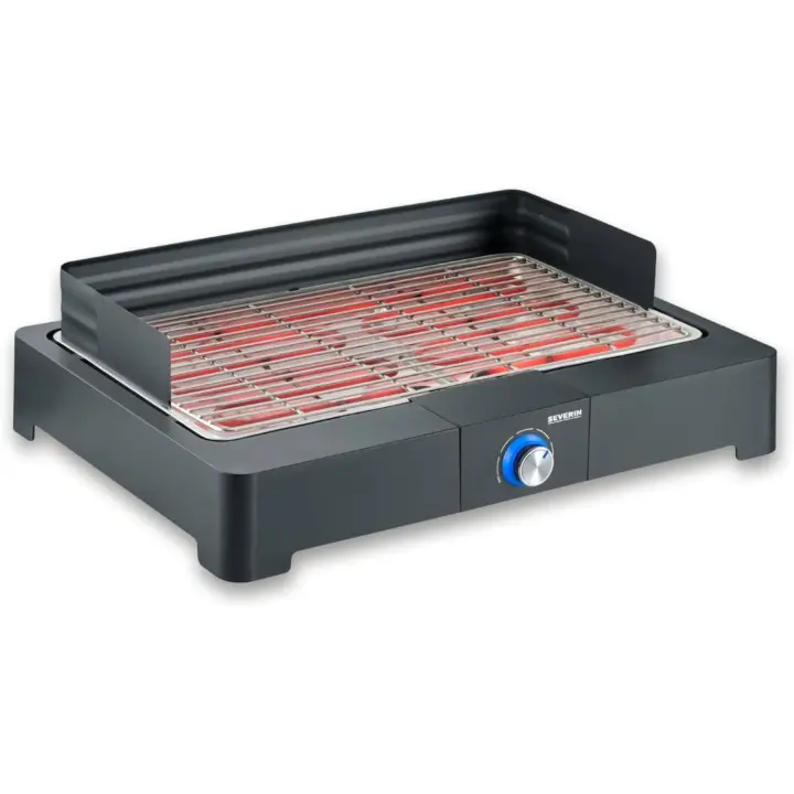 Mesa con Parrilla de Acero Inoxidable Mini Barbacoa Sin Riesgos de Quemaduras - 1