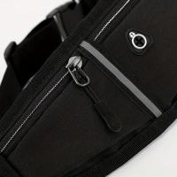 Sports Canvas Belt Bag, Reflective Running Waist Bag, Lightweight Invisible Phone Purse - details 3