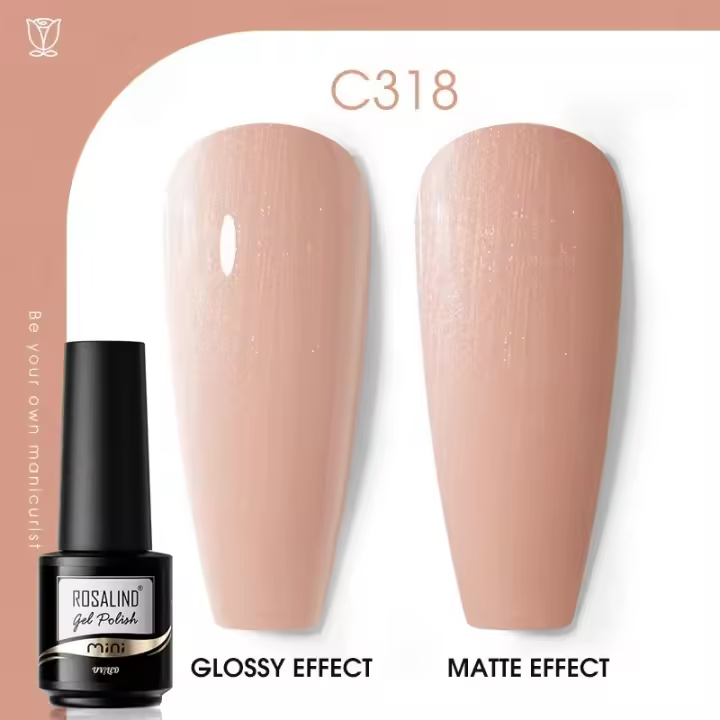 ROSALIND-Mini Esmalte de uñas en Gel, Esmalte semipermanente UV LED, capa Base, imprimación mate, capa superior para arte de uñas, más de 100 colores, 15ml - 1