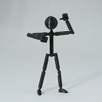 Muñeco articulado multiarticulado, juguete de impresión 3D, maniquí móvil impreso en 3D, modelo novedoso de muñeco, robot ensamblado. - details 10