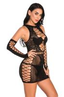 Vestido de lencería Sexy para mujer, body transparente, conjunto de medias, falda, lencería, disfraces sexuales, 2024 - details 4