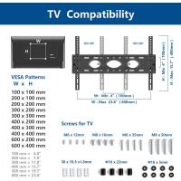 TV Pie Ruedas para Televisión de 32 43 50 55 65 75 80 Pulgadas - Tele Televisor Soportes Pie Inclinable - Soporte TV Suelo Altura Ajustable Movil |   MAX Vesa 600x400mm 50 KG - details 7