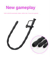 Dilatador de catéter hueco de silicona para hombres, juguete sexual para adultos, irritación de los ojos de caballo, tapón Gay, inserción uretral - details 3