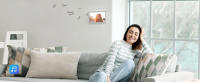 TMEZON Videoportero Timbre Video Sistema Intercomunicador, Monitor 7 zoll y timbre con cable para 1 familia, tecnología de 4 cables,Botón táctil, visión Nocturna, instantánea/grabación - details 3