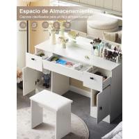Hollywood LED 3 Colores, Maquillaje Espejo Gran HD y 5 Cajones, Mueble Dormitorio Estilo Morno Puerto USB - details 1