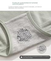 Bragas de algodón para mujer, ropa interior de cintura alta, cómoda, talla grande, sin costuras, lencería Sexy - details 4