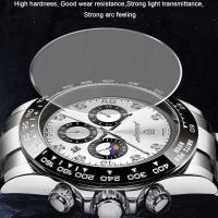 Reloj Deportivo de Lujo POEDAGAR Cronómetro de Cuarzo con Dial de Fecha Luminoso - details 6